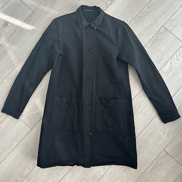 Brandy Melville - Black Cotton Button Up - Picture 2 of 9